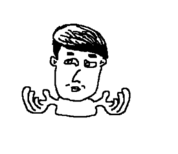 Checkers facial expressions sticker #10407638