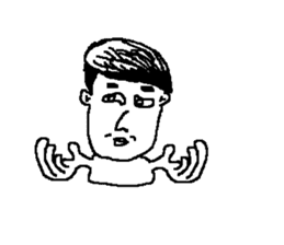 Checkers facial expressions sticker #10407638