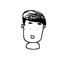 Checkers facial expressions sticker #10407640