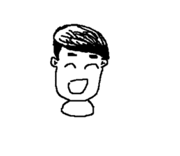 Checkers facial expressions sticker #10407642