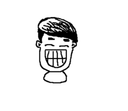 Checkers facial expressions sticker #10407646