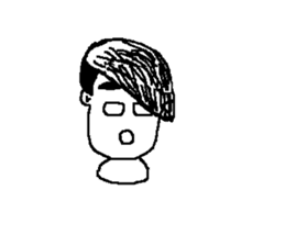 Checkers facial expressions sticker #10407648