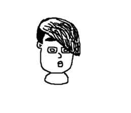 Checkers facial expressions sticker #10407649