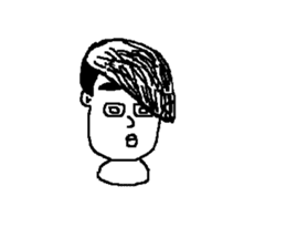 Checkers facial expressions sticker #10407649