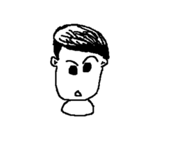 Checkers facial expressions sticker #10407652