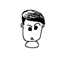 Checkers facial expressions sticker #10407652