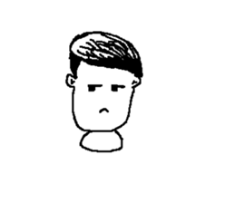 Checkers facial expressions sticker #10407655