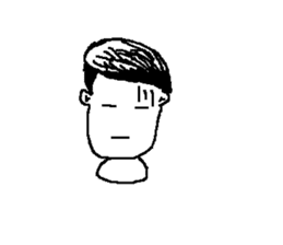 Checkers facial expressions sticker #10407657