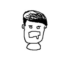 Checkers facial expressions sticker #10407660