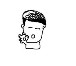 Checkers facial expressions sticker #10407661