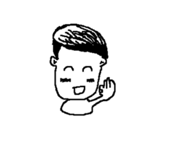 Checkers facial expressions sticker #10407663