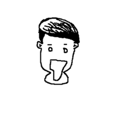 Checkers facial expressions sticker #10407666