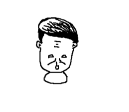 Checkers facial expressions sticker #10407667