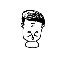 Checkers facial expressions sticker #10407667