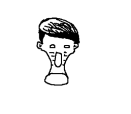 Checkers facial expressions sticker #10407670