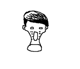 Checkers facial expressions sticker #10407670