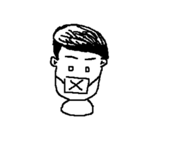 Checkers facial expressions sticker #10407671