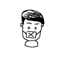 Checkers facial expressions sticker #10407671