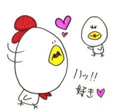Life of chicken. Oh..so cute. sticker #10407684