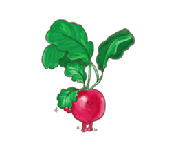 sweet vegetables and fruits sticker #10408044
