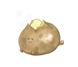 sweet vegetables and fruits sticker #10408047