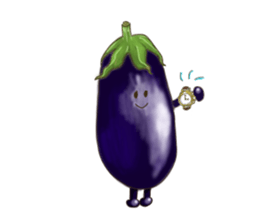 sweet vegetables and fruits sticker #10408048