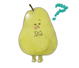 sweet vegetables and fruits sticker #10408057