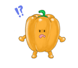 sweet vegetables and fruits sticker #10408058