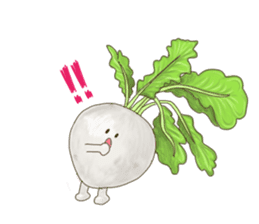 sweet vegetables and fruits sticker #10408059