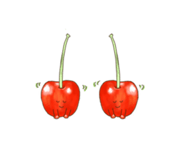 sweet vegetables and fruits sticker #10408063