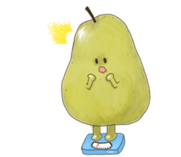 sweet vegetables and fruits sticker #10408066