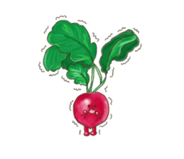 sweet vegetables and fruits sticker #10408067