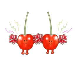 sweet vegetables and fruits sticker #10408069