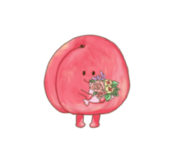 sweet vegetables and fruits sticker #10408070