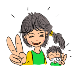 Hanako goes. sticker #10408353