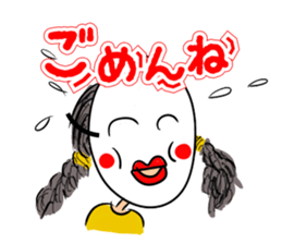 Hanako goes. sticker #10408380