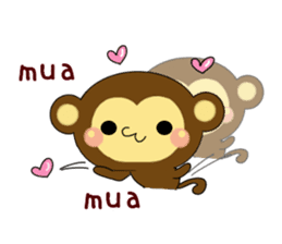 Spring monkey (Chinese) sticker #10408555