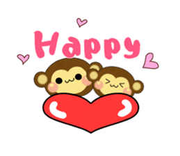 Spring monkey (Chinese) sticker #10408563