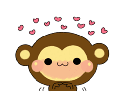 Spring monkey (Chinese) sticker #10408568