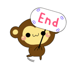 Spring monkey (Chinese) sticker #10408589