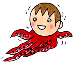 Matsuoka and funny creatures3 sticker #10408922