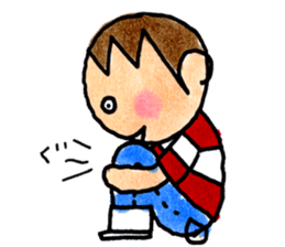 Matsuoka and funny creatures3 sticker #10408934