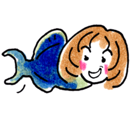 Matsuoka and funny creatures3 sticker #10408936