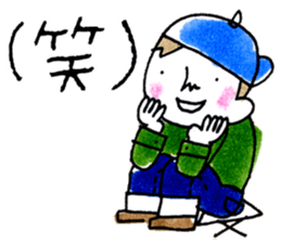 Matsuoka and funny creatures3 sticker #10408948