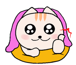 Cream cat Daily articles sticker #10409296