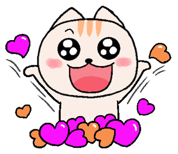 Cream cat Daily articles sticker #10409309