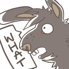 Big Black Rabbit sticker #10409402