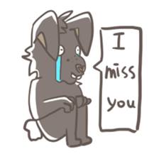 Big Black Rabbit sticker #10409422