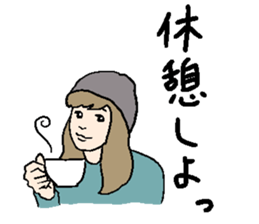 Girls_Sticker sticker #10409432