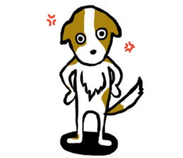 Nice dog sticker #10410317